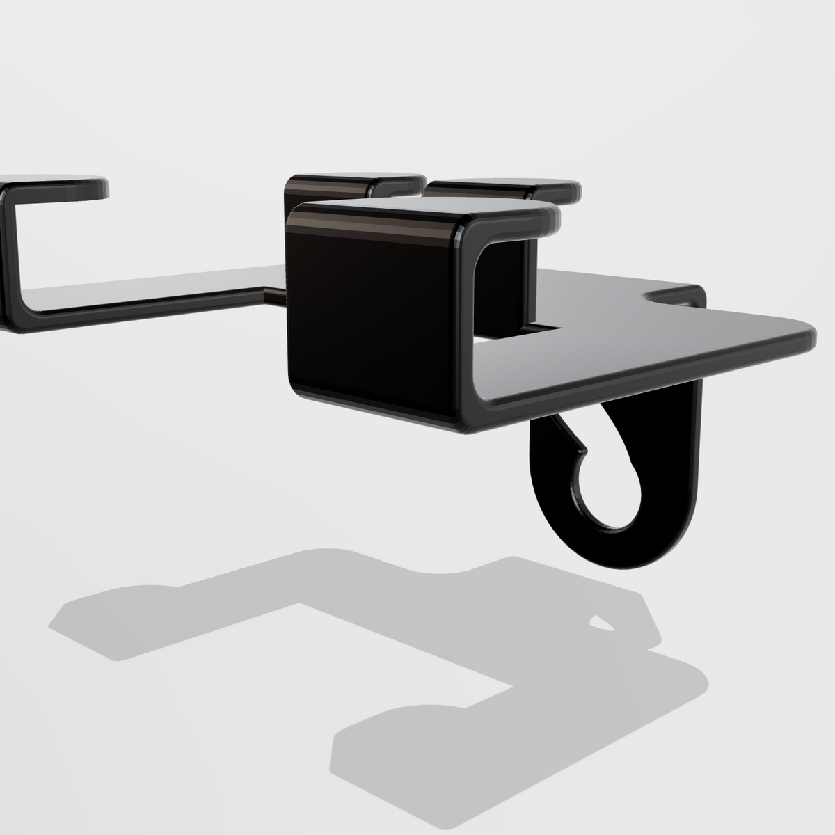 rear+seat+multifuntional+hook - Black