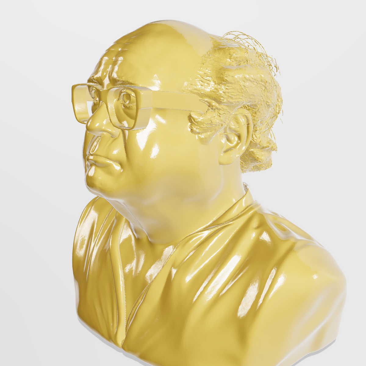 Danny Devito Bust - Gold detail