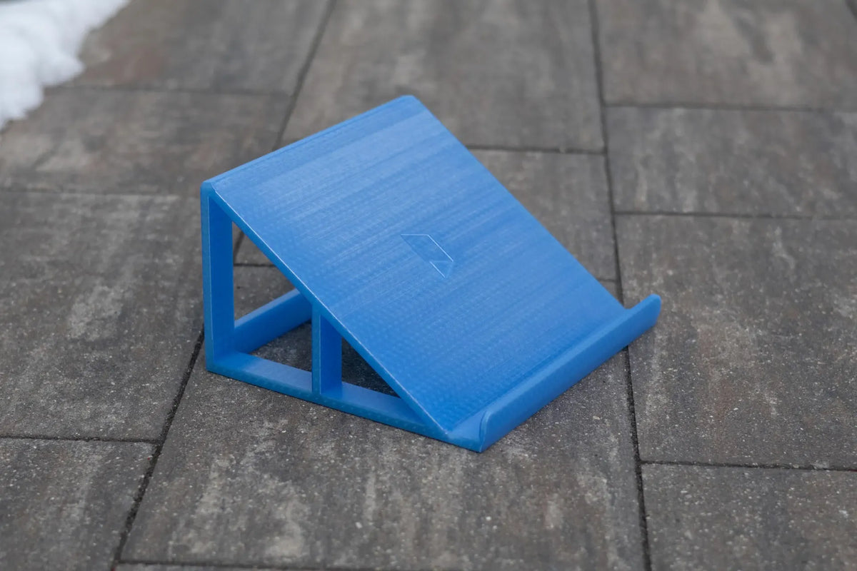 TCG Binder Display Stand for Pokémon MTG Yu-Gi-Oh | Anti-Slip Collector Desk Holder - Blue Translucent default